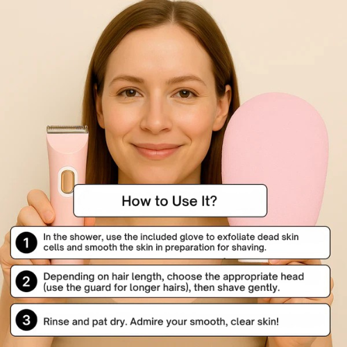 Γυναικείο ξυράφι - Λείο δέρμα χωρίς ερεθισμούς 