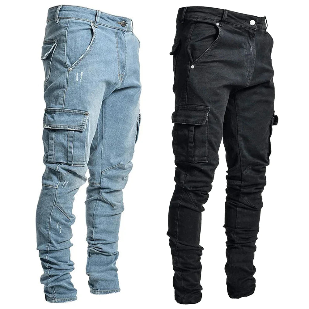 Duval | Multi-pocket cargo jeans