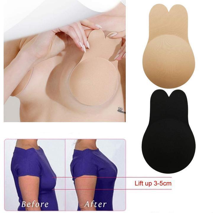 Invisible lift-effect bra for comfort and support